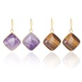 thumbnail image 2 of Earrings for Women Gold Color Hook Dangle Eardrop Quartz Geometric Earring, 2 of 6