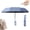blue, variant on Creative Ring Buckle Windproof Reinforced Umbrella,Portable Compact Rain and Sun Parasol,Automatic Folding Design