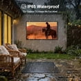 thumbnail image 2 of 55" 4K Outdoor Google TV, 2500nits High Brightness Weatherpoof TV, IP65 Waterproof TVs, Outdise TV with Voice Assistant Remote, Compatible with Dolby, Outdoor TVs Family Patios, Sports, Parties, 2 of 9