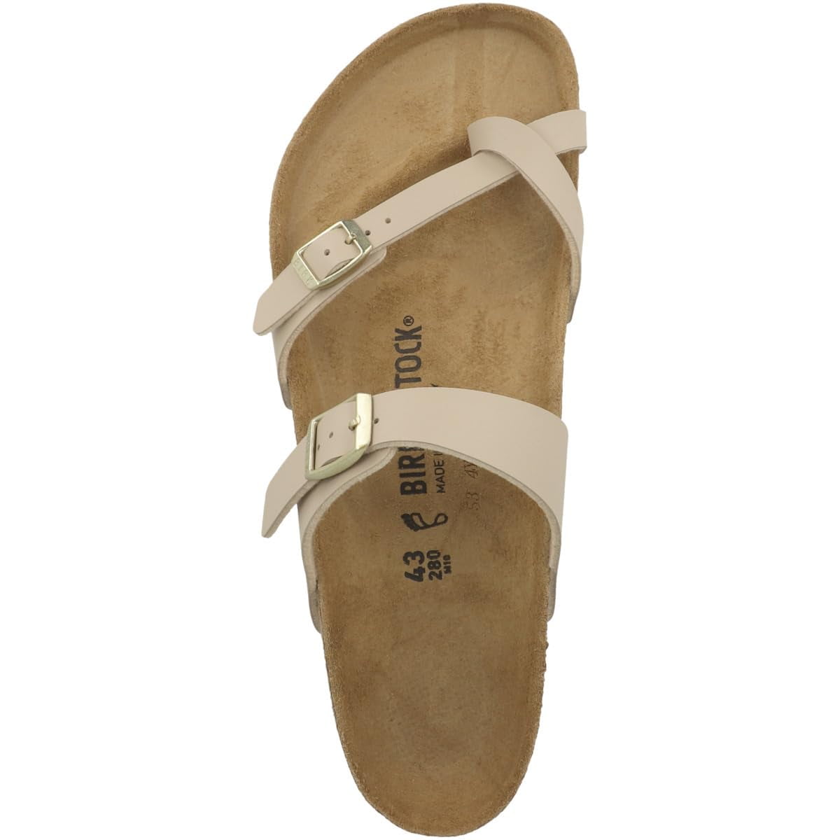 Birkenstock Unisex Mayari Birko-Flor Sandcastle Sandals 7 W / 5 M US