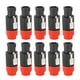 thumbnail image 1 of Conector de altavoz de audio C NL4FC, 10 unidades, resistente al agua, 4 pines, conector Speakon (rojo), 1 of 9