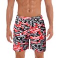 thumbnail image 1 of Pantalones cortos de tabla para hombre, traje de baño de secado rápido, fiesta de vacaciones en la playa, Bermudas, pantalones grandes de natación Sailing Electrónica, 1 of 5