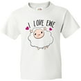 thumbnail image 3 of Inktastic I Love Ewe- cute sheep Youth T-Shirt, 3 of 5