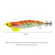 thumbnail image 5 of Señuelo de pesca de camarones de madera, anzuelo de calamar, aparejos de mar fluorescentes blanco amarillo Sywqhk Para Estrenar, 5 of 5