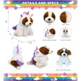 thumbnail image 2 of DolliBu St. Bernard Dog Unicorn Plush Stuffed Animal Toy - Super Soft Dogcorn Dress Up with Removable Unicorn Plush Outfit, Cute Fantasy Gift - 8 Inches, 2 of 6