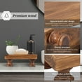 thumbnail image 2 of Lzvxtym Wooden Riser for Display Decorative Wood Pedestal Stand Multipurpose Wooden Riser Decorative Tray Practical Wood Pedestal Display Stand for Bathroom Kitchen Countertop, 2 of 10