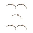 thumbnail image 1 of Maytalsory Metal Arch Frame Kiss Clasp Purse Bag DIY Bead Head Lock Light Grey 24.5cm 5Set, 1 of 6