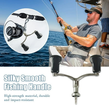 Dujiujun Fishing Reel Rocker Arm Heavy Duty Aluminum Alloy Spinning Baitcasting Reel Power Handle Grip Replacement Fishing Accessories