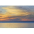 thumbnail image 2 of Bush, Marie 18x13 White Modern Wood Framed Museum Art Print Titled - Michigan, Upper Peninsula Lake Superior sunset, 2 of 4