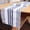 Shadow Stripes Nautical, variant on · REDEARTH · Thanksgiving Table Runner-Solid Ribbed Fall Christmas Decor Woven Table Linen for Square, Round, Rectangle Dining Table, Coffee Table, Console, Dresser; 100% Cotton (14x72; Burnt Orange)
