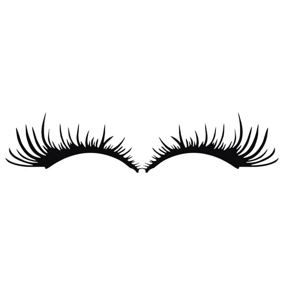 YOSADIER Eyebrow Stickers PET 1 Pair Eyelash Stickers Car