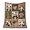 Camouflage1, variant on Panda Patchwork Flannel Throw Blanket, Soft Animal Plaid Sofa Bed Blanket Cozy Gift