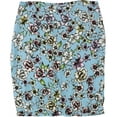 thumbnail image 2 of GUESS Jupe Crayon Florale pour Femmes, Bleue, 2, 2 of 2