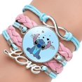 thumbnail image 3 of Twin Six Stith Ohana Bracelet Charm, Family Blue And Purple Leather Hand Chain Bracelets, Gifts For Women And Girls, 3 of 3