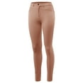 thumbnail image 2 of A2Y Women's Comfort Mordern Stretch Skinny Ponte Pants Pink S, 2 of 7