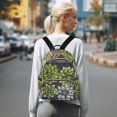 thumbnail image 7 of FORMRS Mini Backpack Purse for Women Quilted Travel Daypack Casual Shoulder Bag, Gray Floral, 7 of 7