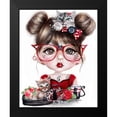 thumbnail image 2 of Cat Crazy Chloe - MunchkinZ 12x14 Black Modern Framed Museum Art Print Titled - Sheena Pike Art And Illustration, 2 of 5