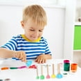 thumbnail image 3 of 4/3/2/1pcs Kids Paint Brushes Sponge Paint Roller Brush Washable Painting Brushes Set Toddlers Kids Early Learning Toys Foam Roller Sponge Arts Crafts Drawing Tools Gift, 3 of 5