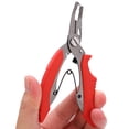 thumbnail image 1 of Alicates de pesca Alicates cortadores de hilo de pescar Alicates de pesca Alicates ergonómicos con antideslizante de acero inoxidable Accesorio para equipo de pesca ANGGREK Otros, 1 of 8