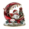 thumbnail image 2 of Taicans 2D Flat Christmas Figurine with Snowman,Moon,Tree & Decorations - 2025 Holiday Decor,Festive Home Decor,Christmas Gift,Winter Wonderland Ornament, 2 of 4