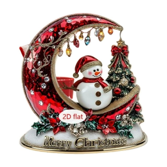 Acrylic Living Room Decor Standee For Desk Bookshelf End Table Holiday Festive Display