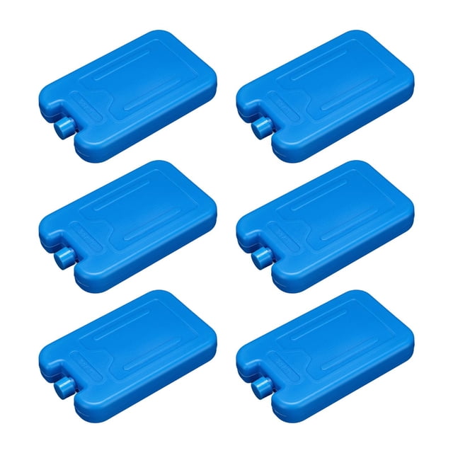 6 uds bloques de hielo paquetes de congelador para bolsas Zulema hielo azul 600ml