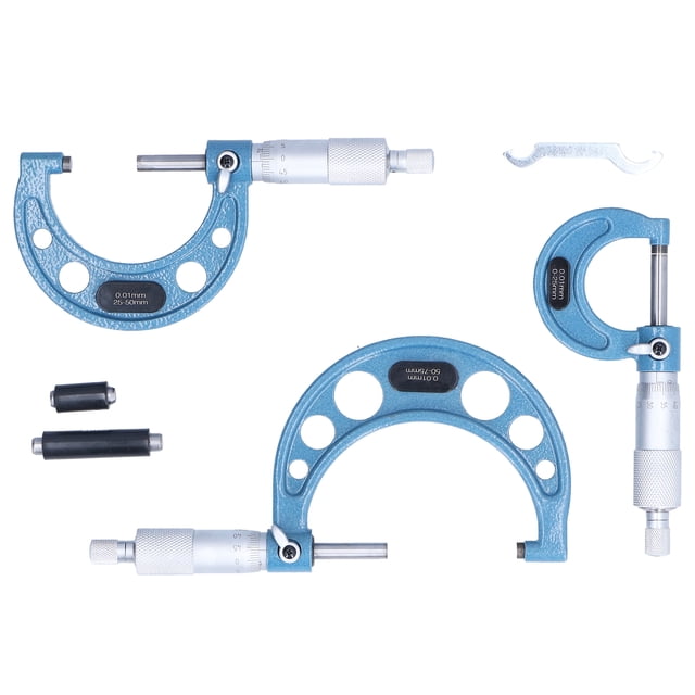 Outside Diameter Micrometer, Durable Bearing Steel Micrometers Professional Wearable For Machinist For Precise Parts