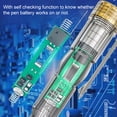 thumbnail image 4 of Intelligent Waterproof Buzzer Voltage Tester Pen Power Voltage Detector Electricity Detector Test Pencil with High Brightness LED Light Electrical Indicator Tool with Screwdriver, 4 of 7