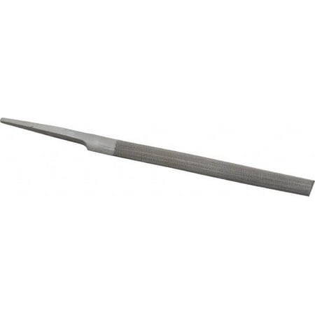 

Nicholson 4 Long Smooth Cut Half Round American-Pattern File Single Double Cut 9/64 Overall Thickness Tang