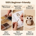 thumbnail image 4 of Clearance 3D Beaded Animal Kit for Adults Tiny DIY Bead Kit Beading Kits 4 Cute Designs Beadwork Kits for Beginners & Craft Enthusiasts with Instructions, 4 of 9