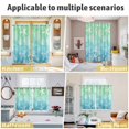 thumbnail image 5 of Teal Blue Ombre Coastal Kitchen Curtains Window Panels, Sea Nautical Summer Beach Starfish Coral Insulated Window Treatment Curtain, Grommet Curtains for Bedroom/Living Room, 2 Piece 27.5"Wx39"L, 5 of 8