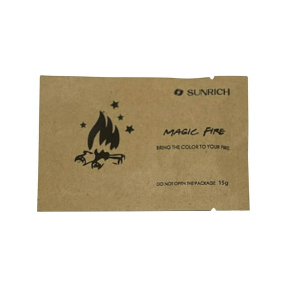 ToyKingdee Color Changing Packets Fire Pits Campfire Long-Lasting Enchanted Multi-Color Magical Family Fun for Indoor Fireplace or Outdoor Use