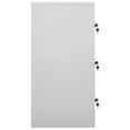 thumbnail image 3 of vidaXL Locker Cabinet Light Gray and Green 35.4"x17.7"x36.4" Steel, 3 of 8