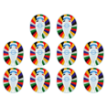 thumbnail image 1 of Euro 2024 Logo Pegatinas Termoadhesivas Calcomanías Transferencia Calor Lavables Y Duraderas, 1 of 4