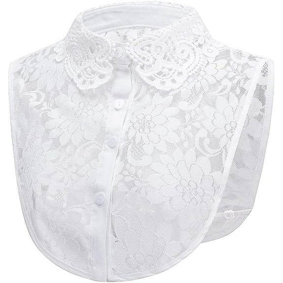 HAOYUNL False Collar Half Shirts Blouse Collar for Women Detachable Faux Fake Collar for Girls