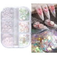 thumbnail image 1 of dianhelloya Camellia Nail Charms Luminous Love Heart Flower Mixed Size 3D Nail Decoration Manicure DIY Supplies E, 1 of 8