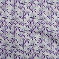 thumbnail image 1 of oneOone Velvet Purple Fabric Floral Craft Projects Decor Fabric Printed By The Yard 58 Inch Wide, 1 of 5
