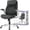 Black, variant on Nouhaus Posture Ergonomic PU Leather Office Chair. Click5 Lumbar Support with Flip-Up Arms. Modern Executive Chair and Computer Desk Chair