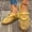 Yellow, variant on KEVCHE Womens Hollow Out Mesh Mary Jane Shoes, Soft Soled Breathable Flat Casual Footwear, Lightweight Summer Fashion Daily Shoes, Elegant Comfortable Shoes