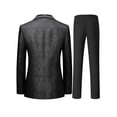 thumbnail image 2 of Beauty-Emily Men's Elegant Floral Jacquard Tailcoat Set with Slim-Fit Blazer & Matching Pants – Satin Lapel, Perfect for Weddings, Parties & Formal Events, 2 of 9