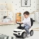 thumbnail image 3 of Costway Coche de paseo 3 en 1 Cochecito para niños pequeños Coche deslizante con música Blanco, 3 of 4