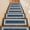 Blue, variant on Sky Blue Coastal Stair Treads Non Slip for Steps Vintage Beach Starfish Shell Summer Coral 4 Pcs Reusable Adhesive Stair Runner Mats for Dogs Elders Carpet Treads Rugs for Staircase 8x30 In