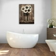 thumbnail image 4 of Rustic Sunflowers Canvas Wall Art Farmhouse Flowers Pictures for Bedroom Bathroom Wall Decor Vintage Sunflower Canvas Painting Old Retro Floral Canvas Prints for Home Office Wall Decoration 12" x 16", 4 of 6