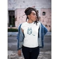 thumbnail image 2 of The Owl Watercolor Sketch T-Shirt Women -Image by Shutterstock, Female Small, 2 of 4