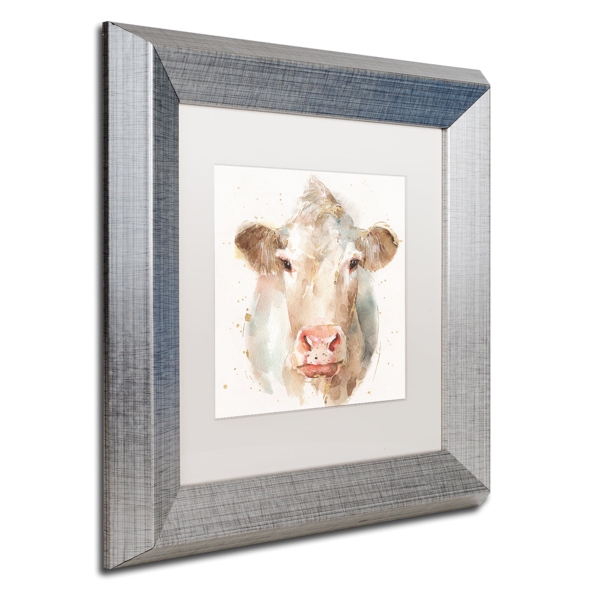 Trademark Fine Art 'Farm Friends II' Matted Framed Art by Lisa Audit