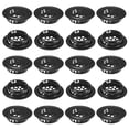 thumbnail image 1 of Uxcell Paquete de 20 Respiraderos Circulares de Soffit, 25mm/0.98 Pulgadas Respiraderos Redondos de Acero Inoxidable con Rejilla para Baño Hogar/ Oficina/Cocina/Armario/Guardarropa [Negro], 1 of 7