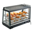 thumbnail image 1 of KFFKFF 3-Tier Commercial Food Warmer Display, 1400W Food Display Warmer with LED Light, Top Storage and Adjustable Shelves, 86℉~185℉ Steam Heating, 105L, 1 of 9