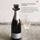 thumbnail image 3 of Tapón de silicona para botella de vino espumoso, sombrero decorativo, botellas de champán, corcho, bebidas a prueba de fugas, protector de vino, negro Advancent HA008936-03B, 3 of 6