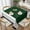 Green Black and White, variant on Square Table Cloth, Tablecloth Washable Dinng Table Covers Decorative for Kitchen & Table Linens 60" x 60"