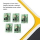 thumbnail image 3 of Methold Módulo de fuente de alimentación LM358, durabilidad y compatibilidad, ajustable, para un rendimiento mejorado, 5 pack/lote Electrónica miscelánea, 3 of 6